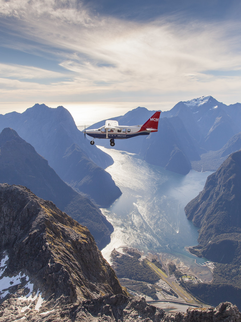 Milford Sound Scenic Flight Overflight 1