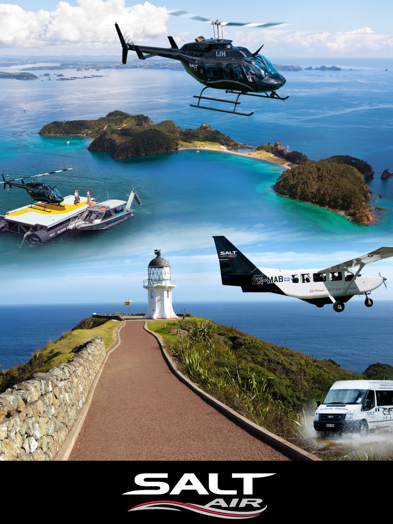Northland and Bay of Islands Scenic Flights Salt Air 2